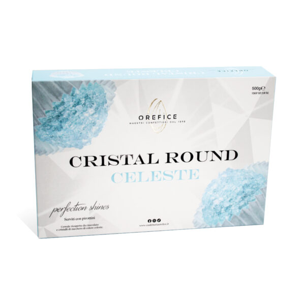 Cristal Round Celeste